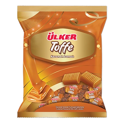 Toffe karamel ətirli şirniyyat qutusu
