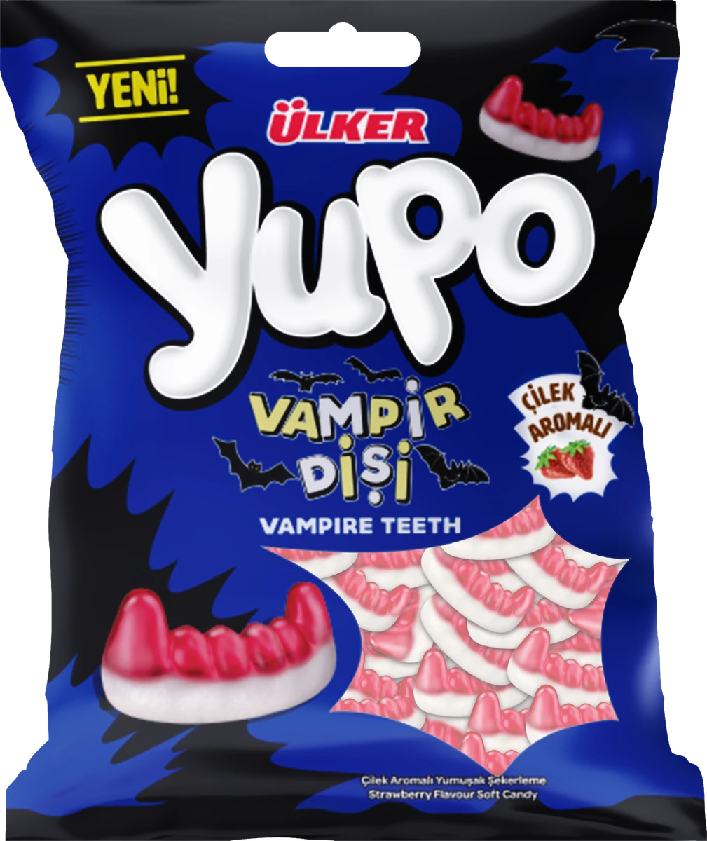 Yupo Vampir Dişi şekilli jelibon paketi